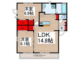 フィオーレの物件間取画像